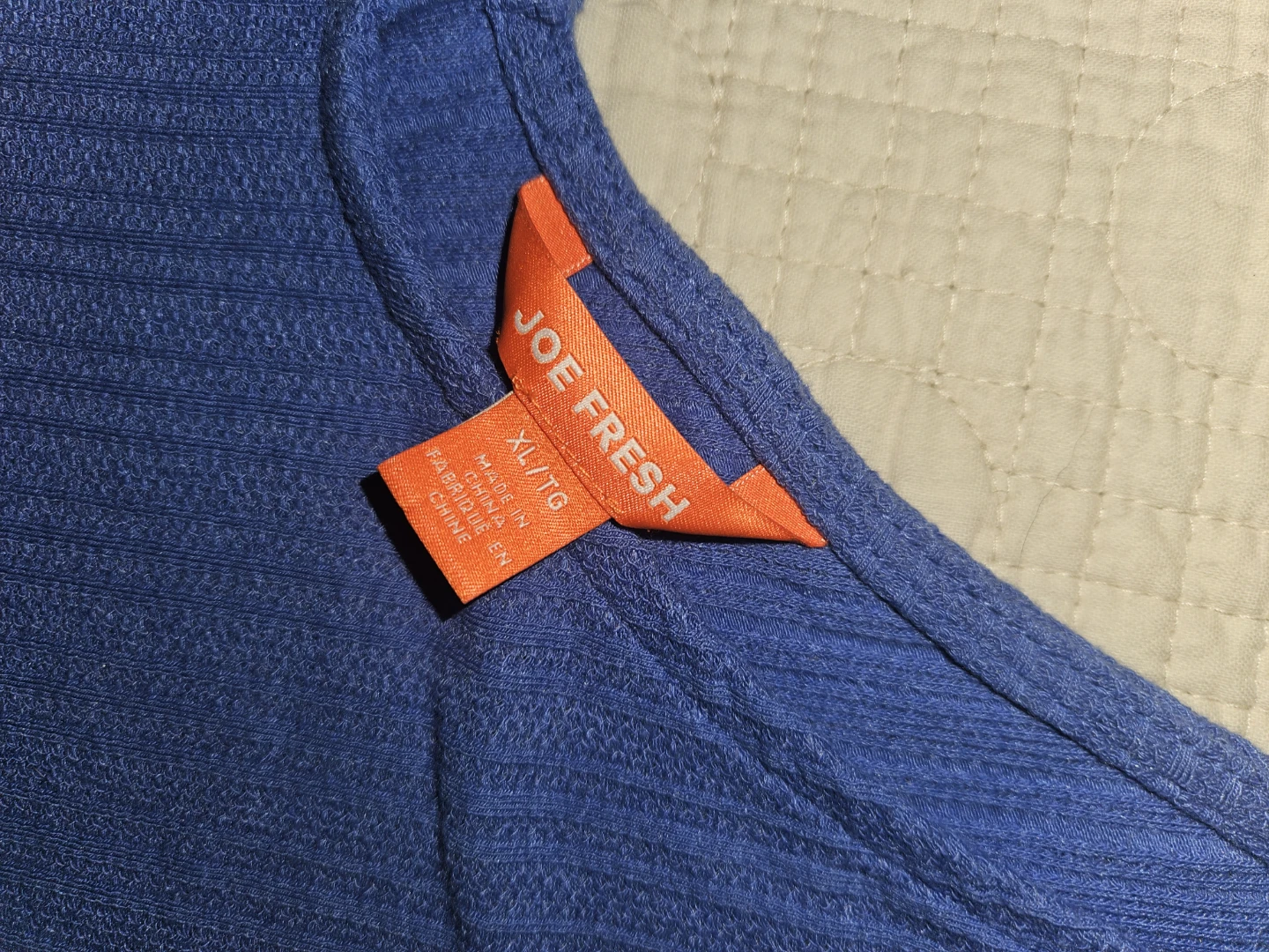 ⚽️Joe Fresh Blue Ruffle Sleeve Top - XL - photo 2