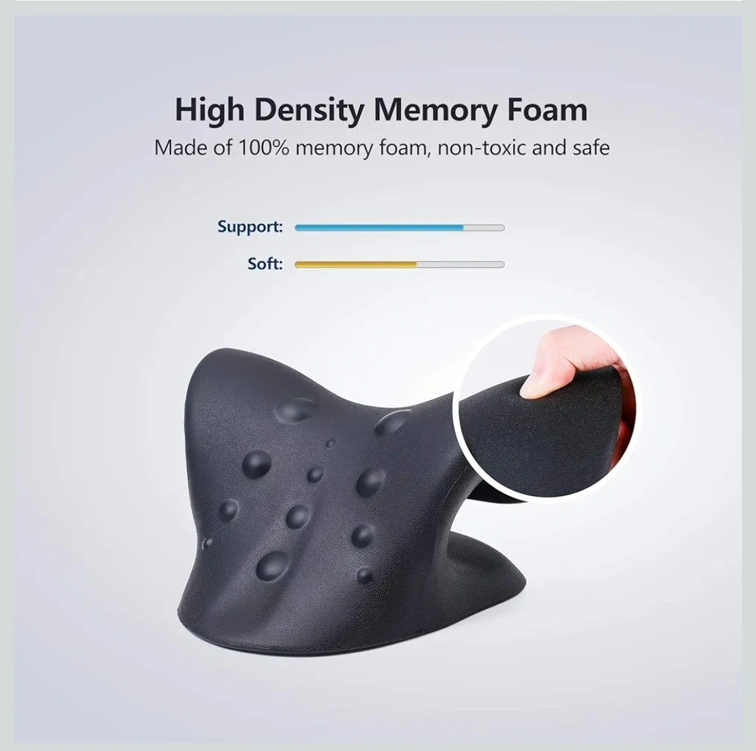 Neck and Shoulder Relaxer Traction Pillow - photo 3