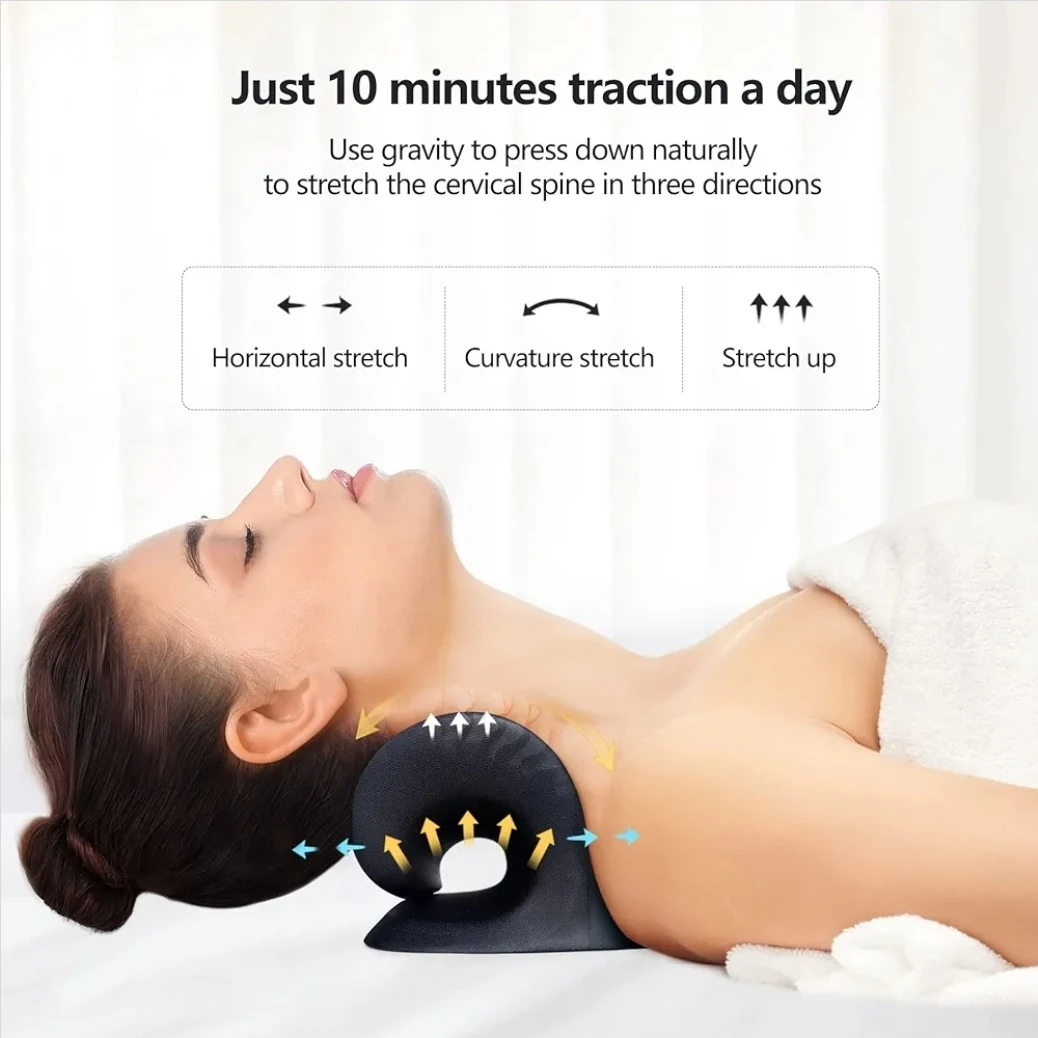 Neck and Shoulder Relaxer Traction Pillow - photo 4
