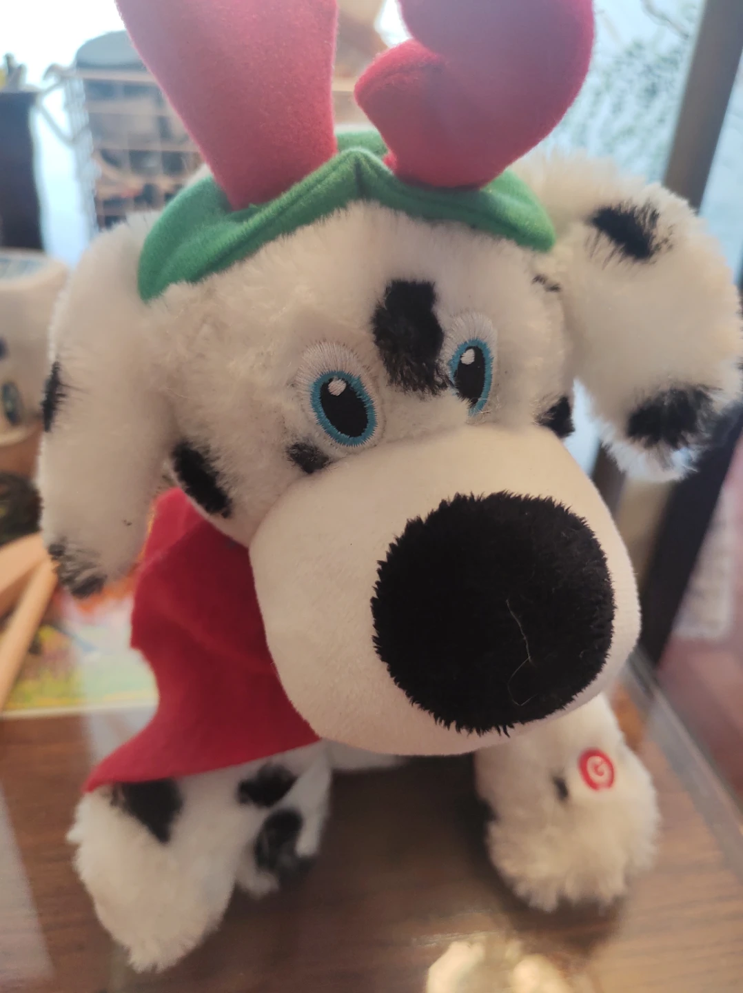 Christmas Dalmation Plush Toy with Scarf - photo 2