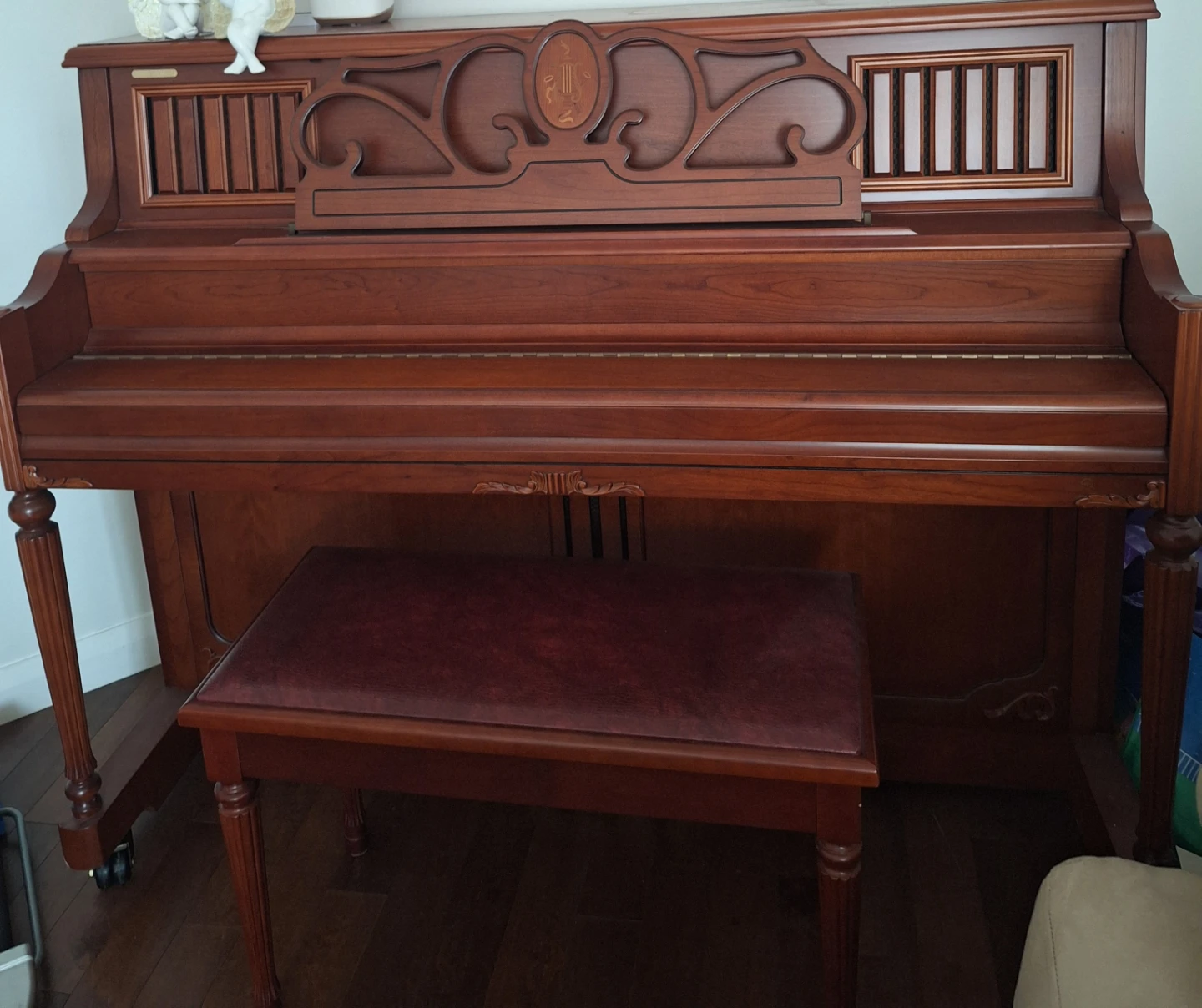 Samick Upright Piano with Bench - photo 4