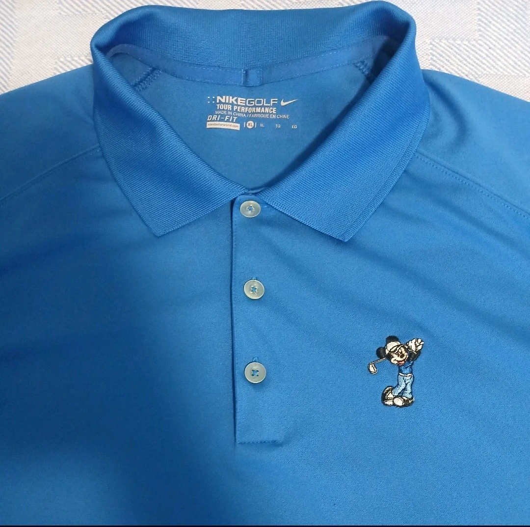 Nike Golf Polo Disney Mickey Shirt Men X-Large Dri Fit - photo 5