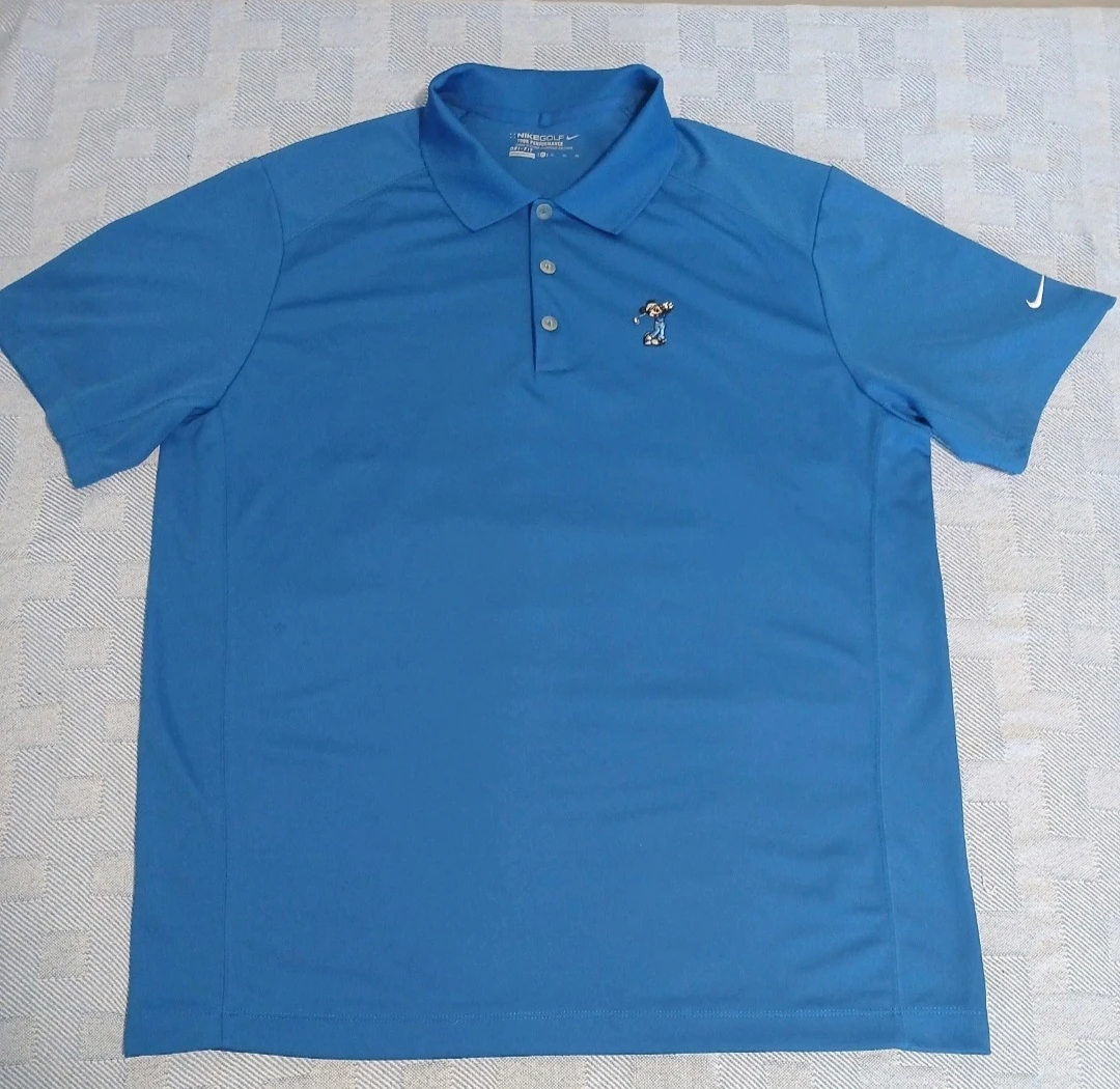 Nike Golf Polo Disney Mickey Shirt Men X-Large Dri Fit