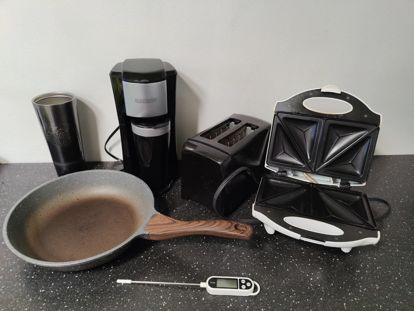 Black + Decker Coffee Maker, Toaster, Sandwich Maker