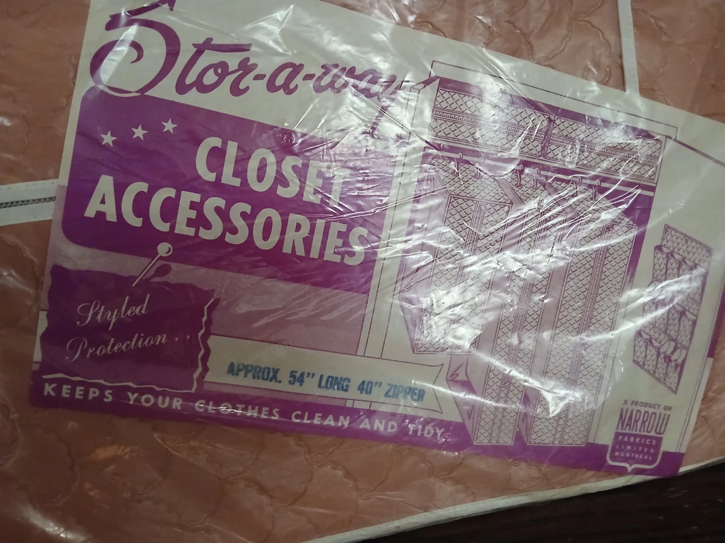 Stor-a-way Closet Accessories Storage Bag