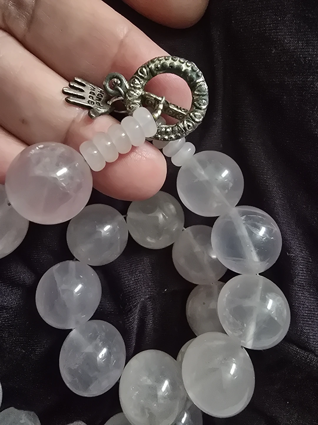 NATURAL Rose Quartz Beaded Necklace - photo 3