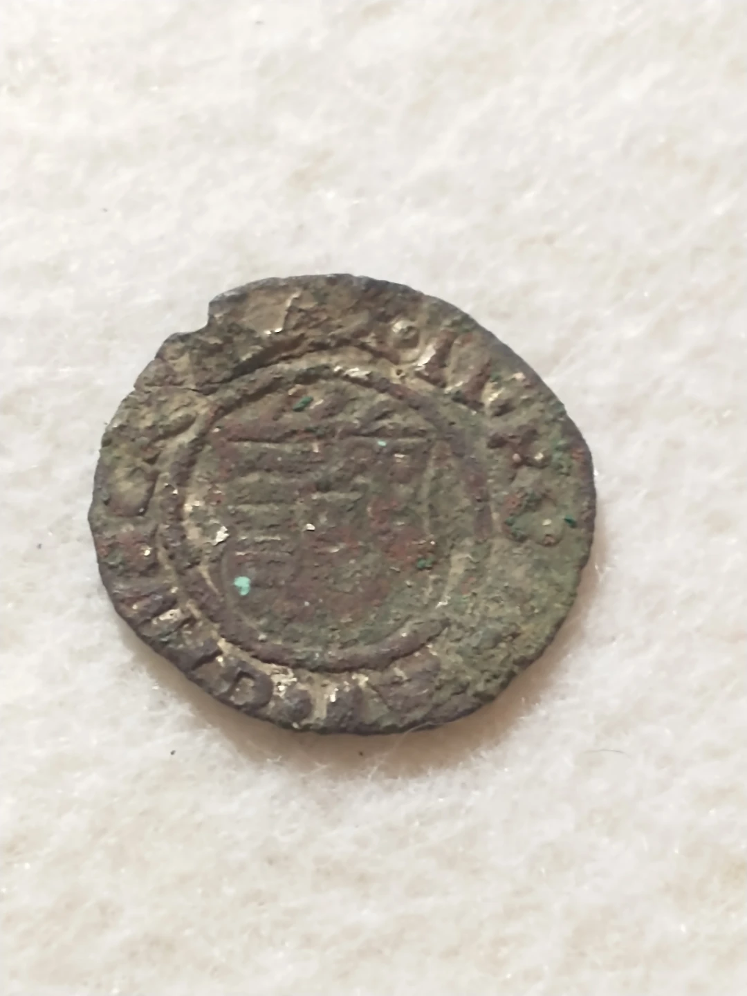 Nice 1564-1578 Kingdom of Hungary Maximillian II silvered denar - photo 3