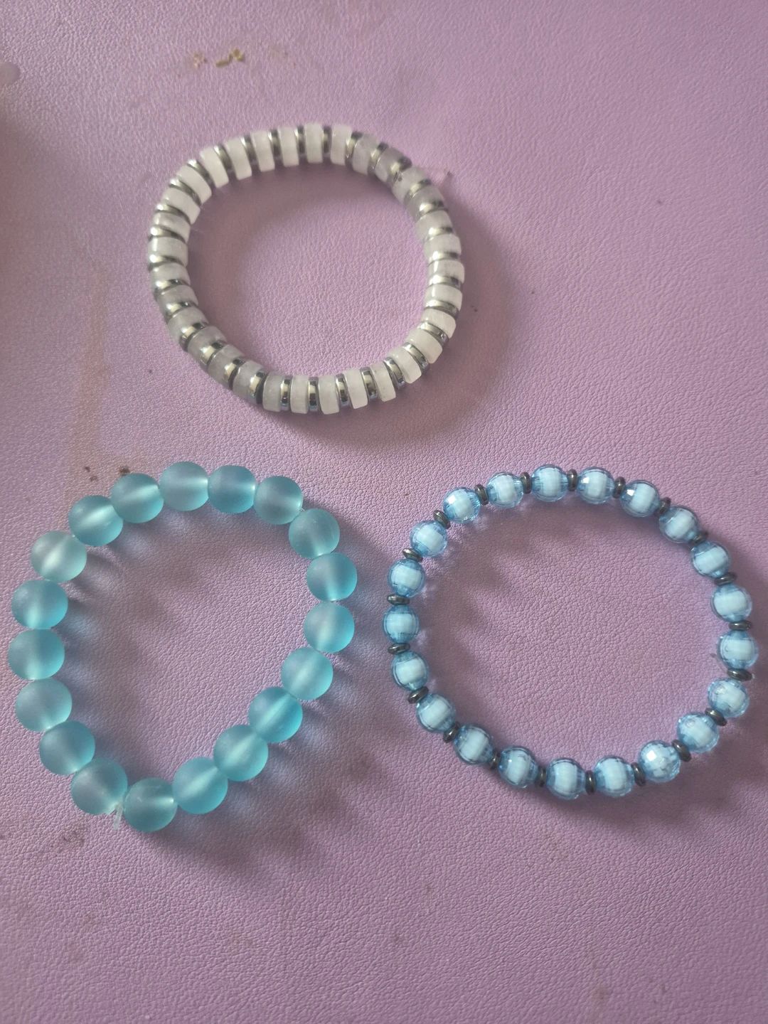 Set of 3 Beaded Bracelets