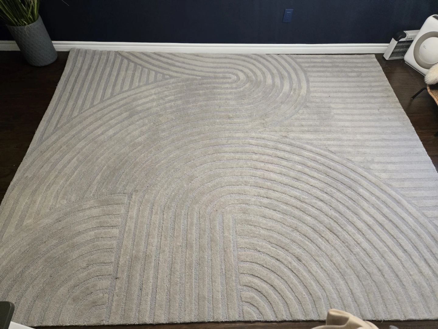 Montreal wool rug | natural fibers | hand made | 8' x 10' - photo 4