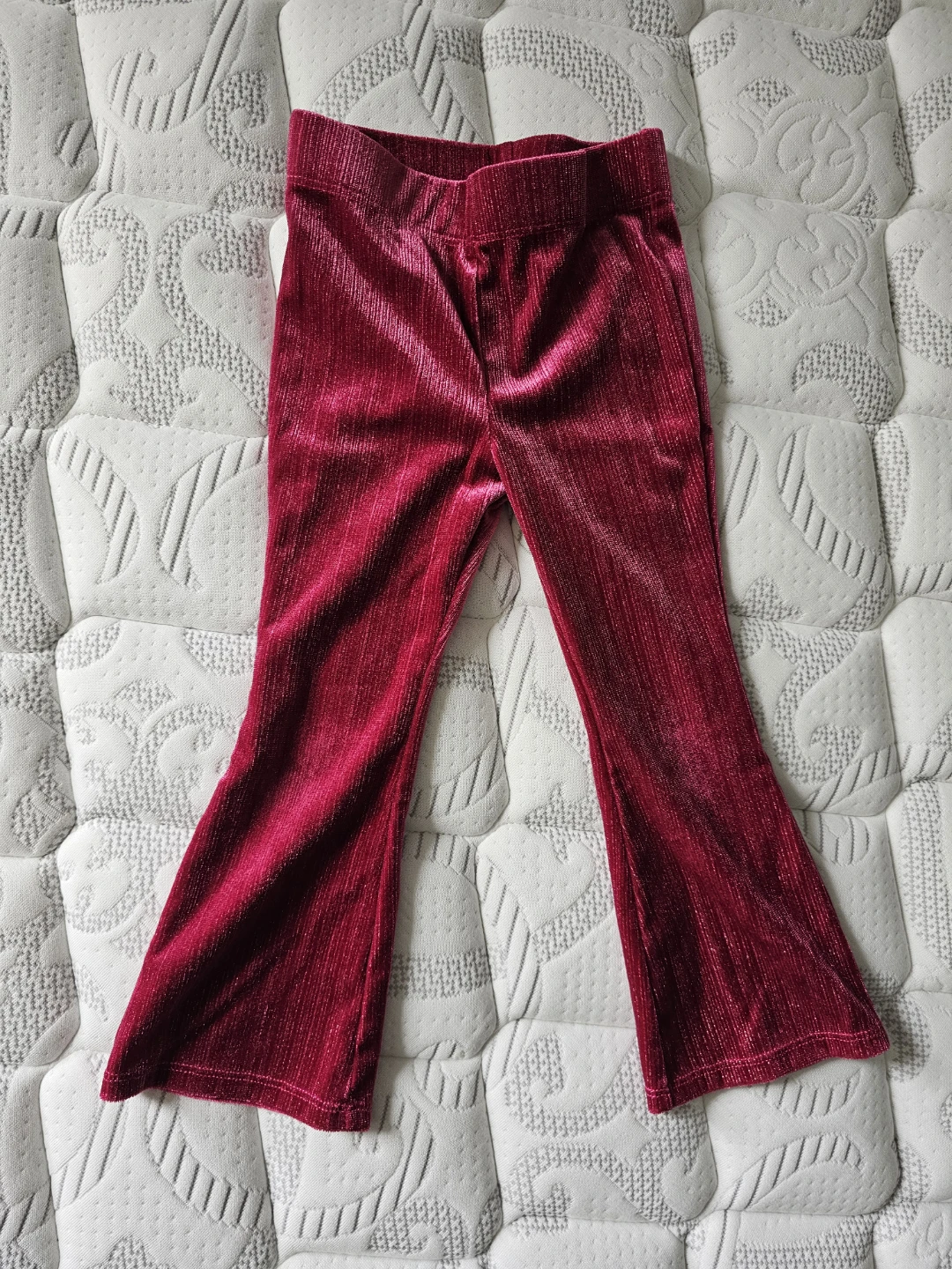 Sparkly Red Bell Bottom Pants 24 months