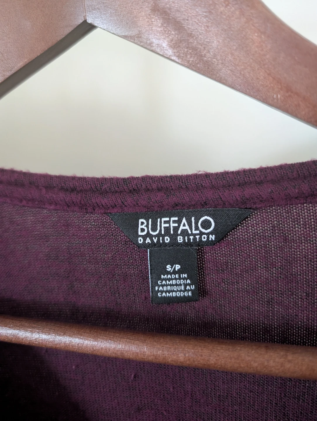 Buffalo David Bitton Women's Maroon Long Sleeve Sweater - photo 2