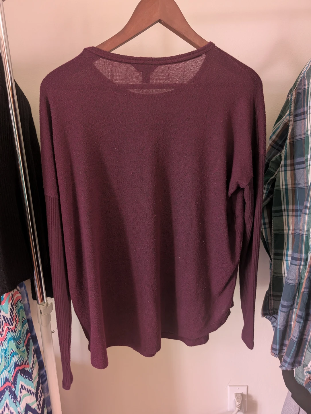 Buffalo David Bitton Women's Maroon Long Sleeve Sweater - photo 3