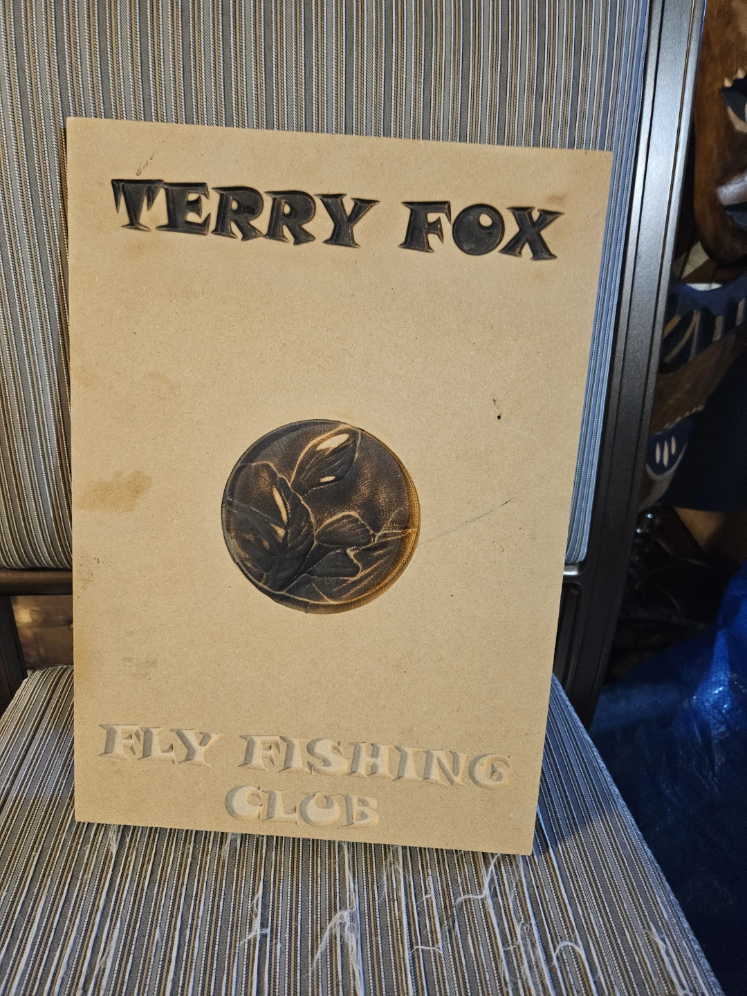Terry Fox Fly Fishing Club Plaque - photo 2