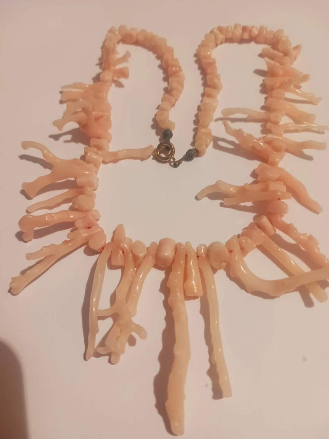 Beautiful Vintage Pink Branch Coral Necklace - photo 4