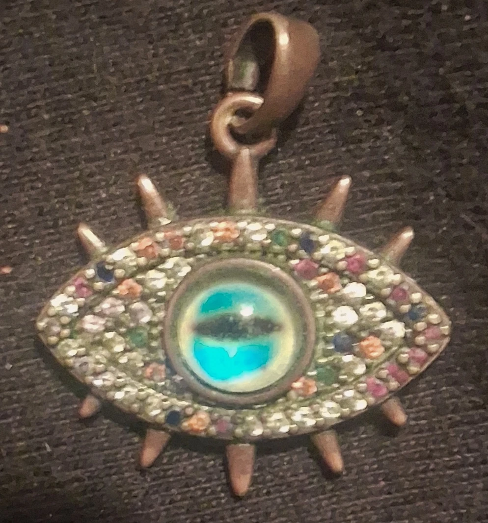Evil Eye Pendant Charm+ New Evil Eye Size 9 Ring