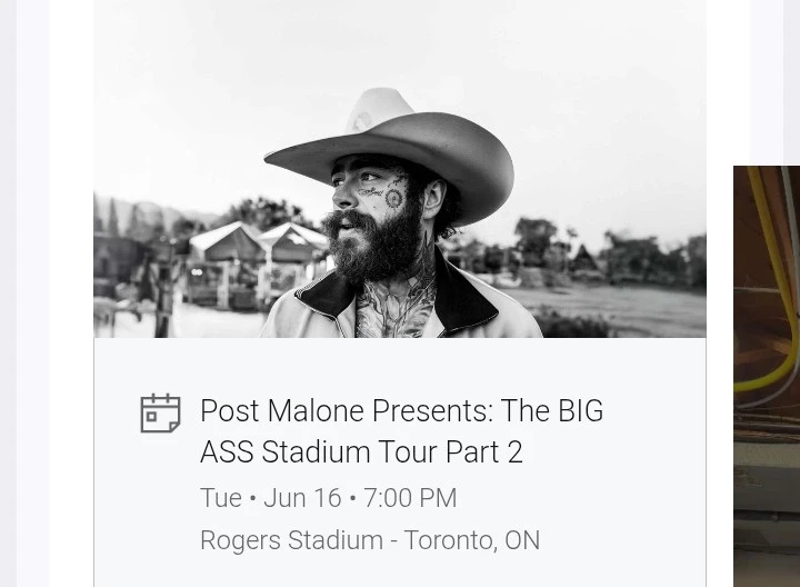1 ticket to see postmalone