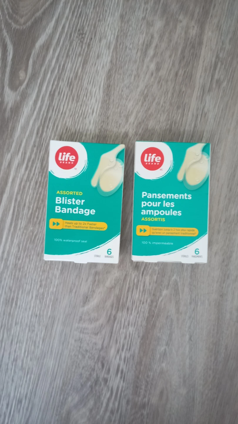 Life Brand Assorted Blister Bandages - 2 Packs ⚽