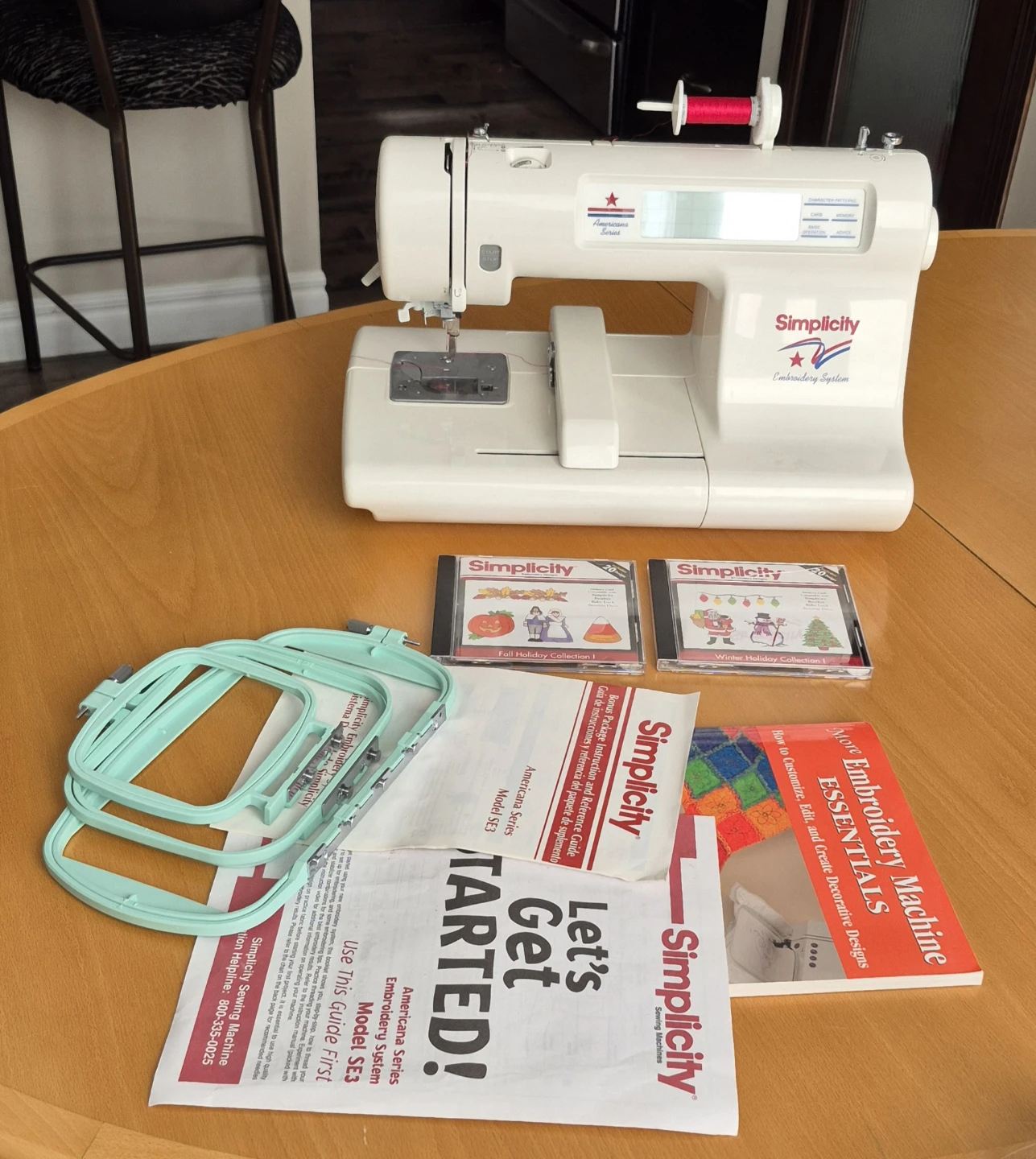 Singer embroidery machine