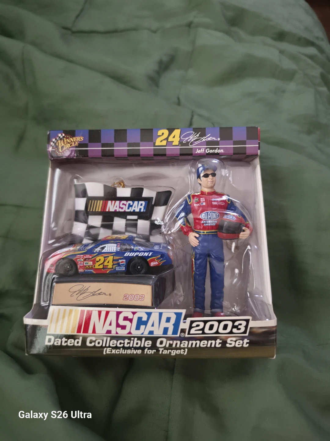 NASCAR Jeff Gordon 2003 Dated Collectible Ornament Set