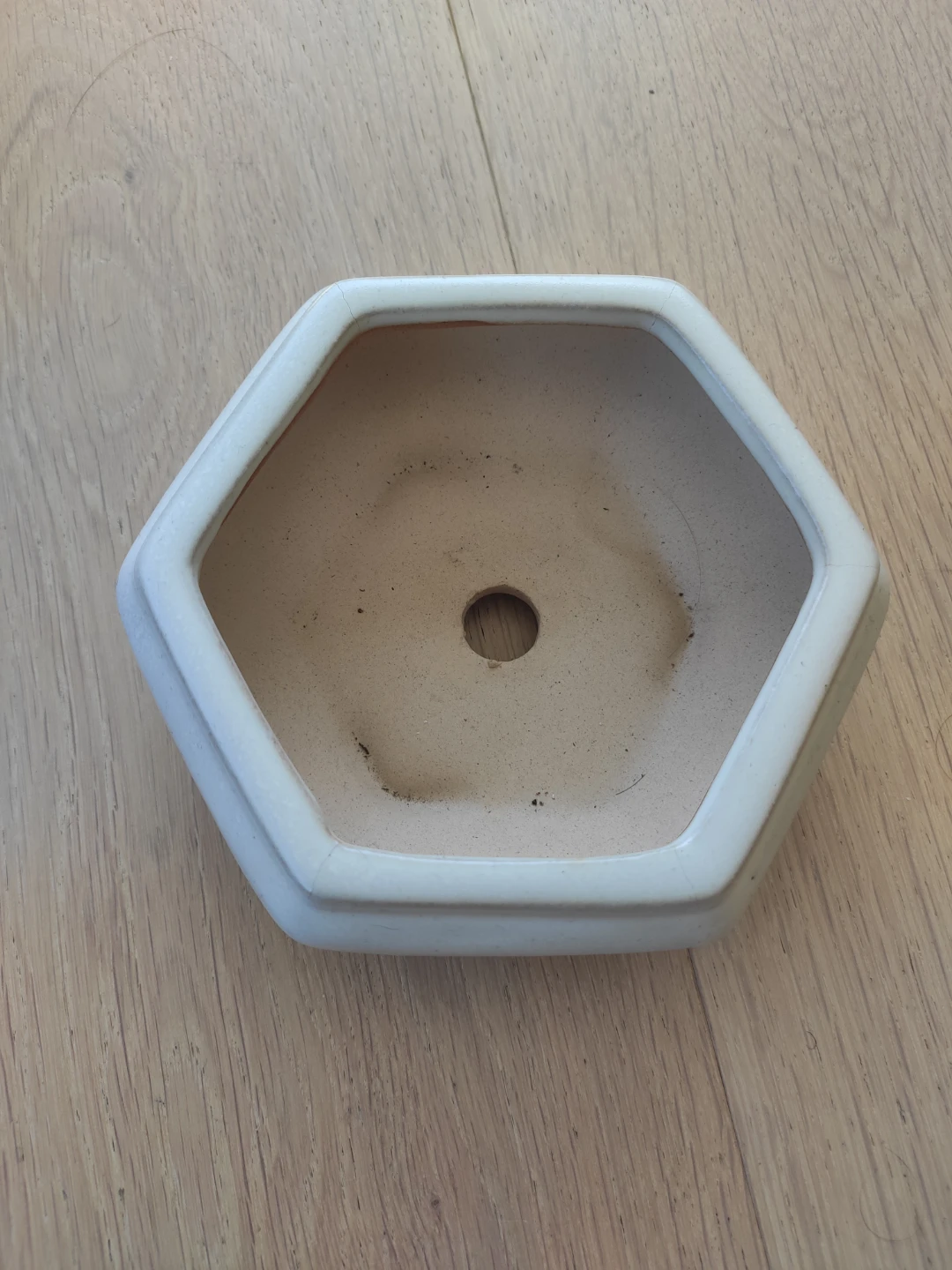 Hexagonal Ceramic Planter Pot