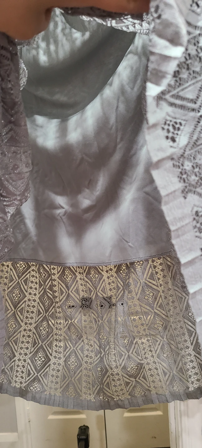 2 Korean Lace Overlay Summer/Fall Skirts - photo 3