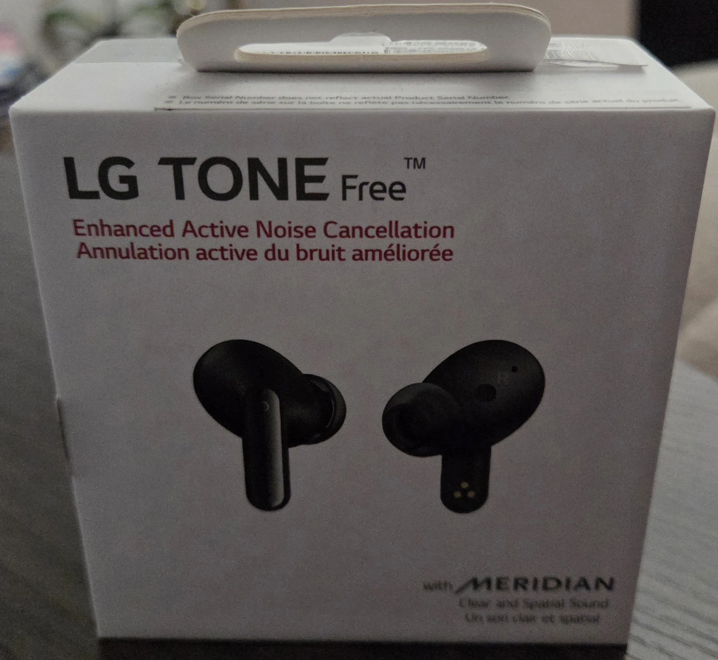 LG TONE Free Wireless Earbuds with Noise Cancellation