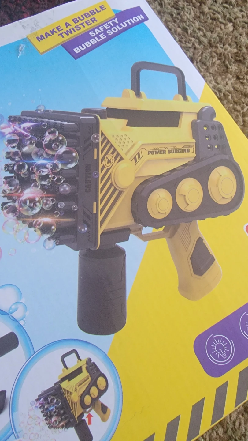 Yellow Engineering Car Bubble Machine - photo 2