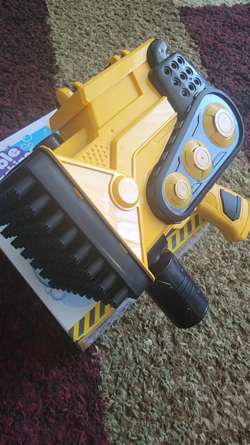 Yellow Engineering Car Bubble Machine - photo 4