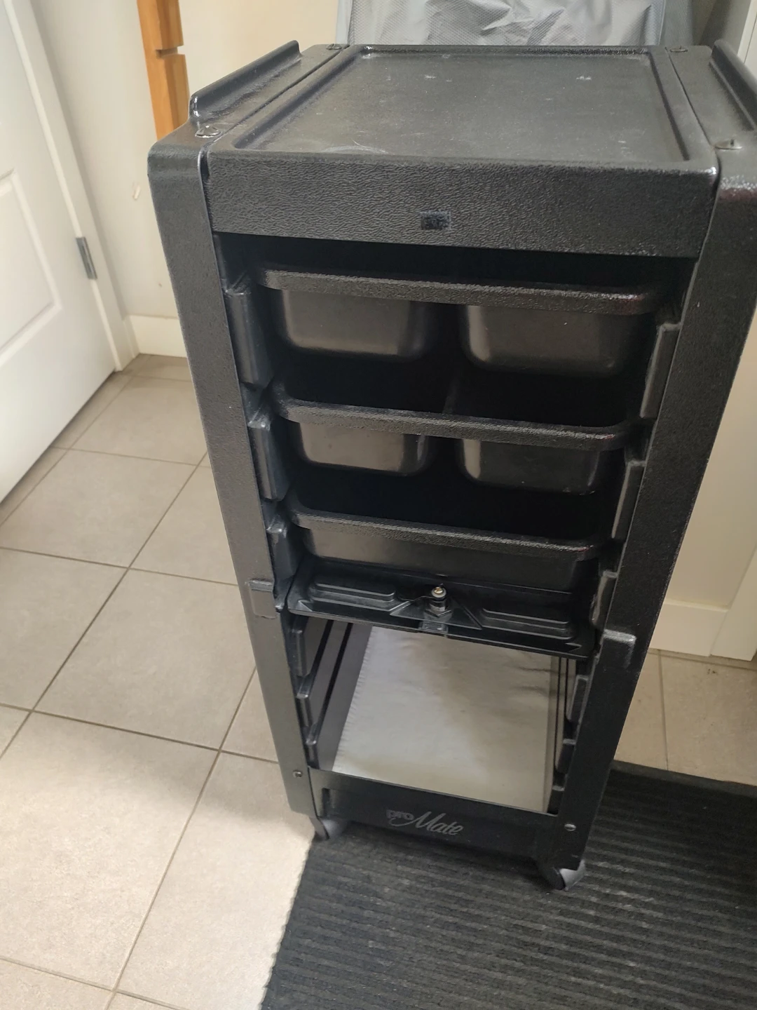 Salon spa trolley on wheels