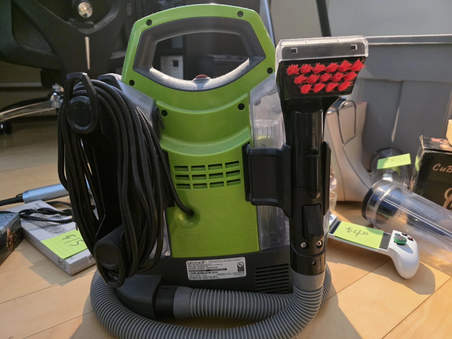 Bissell Little Green ProHeat Portable Carpet Cleaner $45 - photo 2
