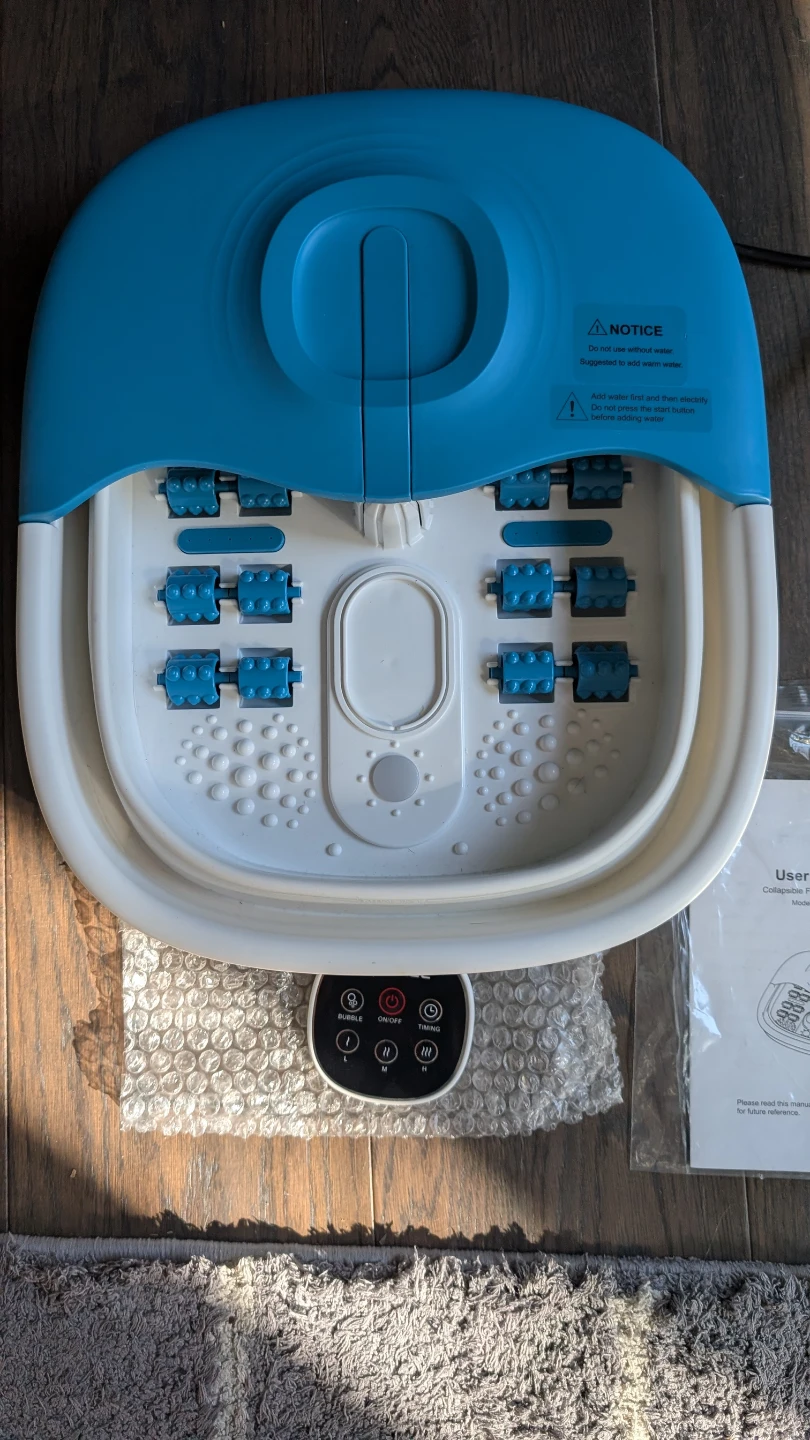 KNOZE Collapsible Foot Spa Massager