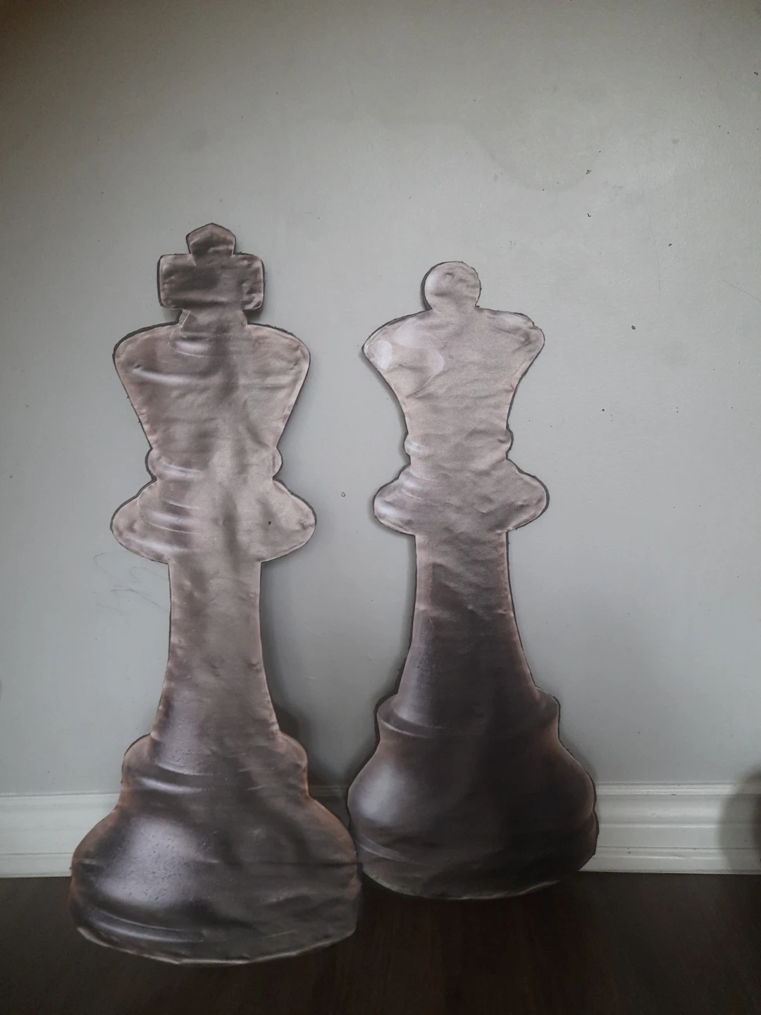 Decorative Chess King and Queen Figures