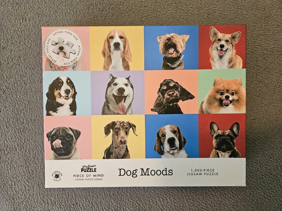 Puzzle - Dog Moods (1000-Piece)
