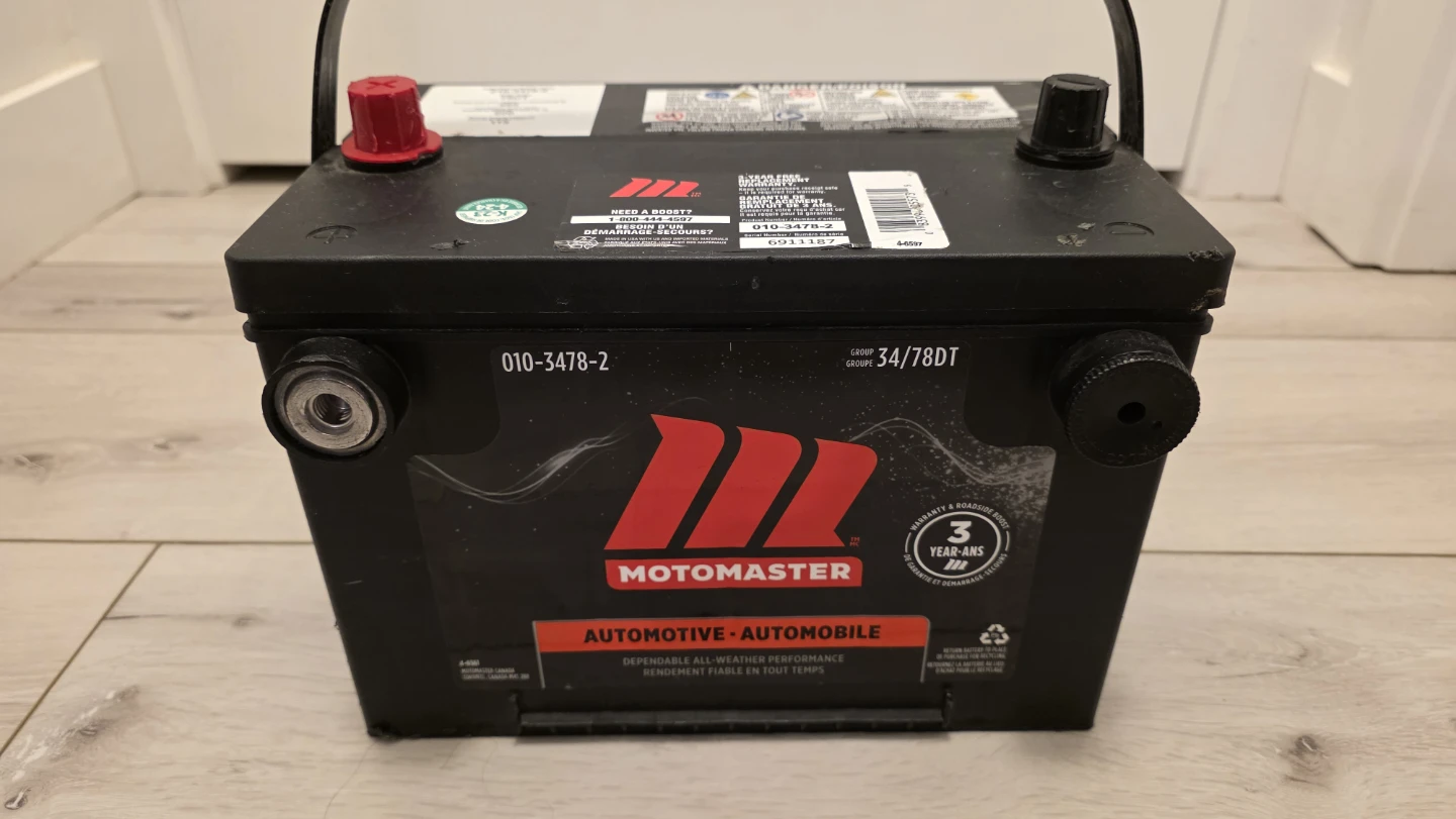 Motomaster 010-3478-2 Battery 34/78DT