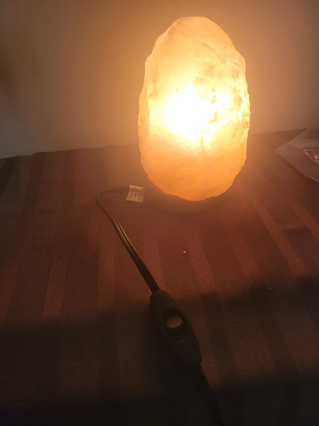 Electric Natural-Shaped Himalayan Pink Salt Lamp - photo 3
