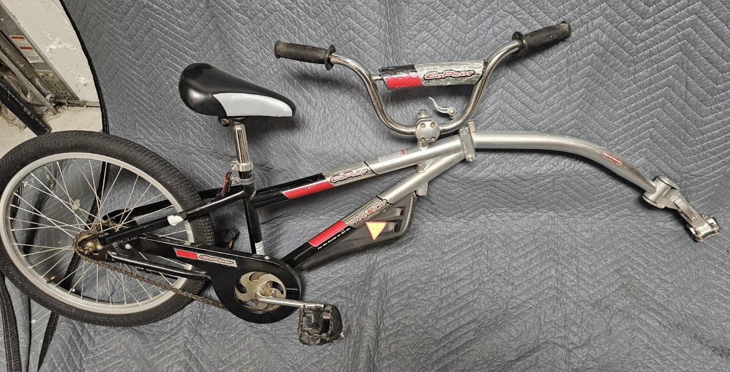 Copilot Weeride (Single-wheel "tag-along" trailer bike) - photo 3