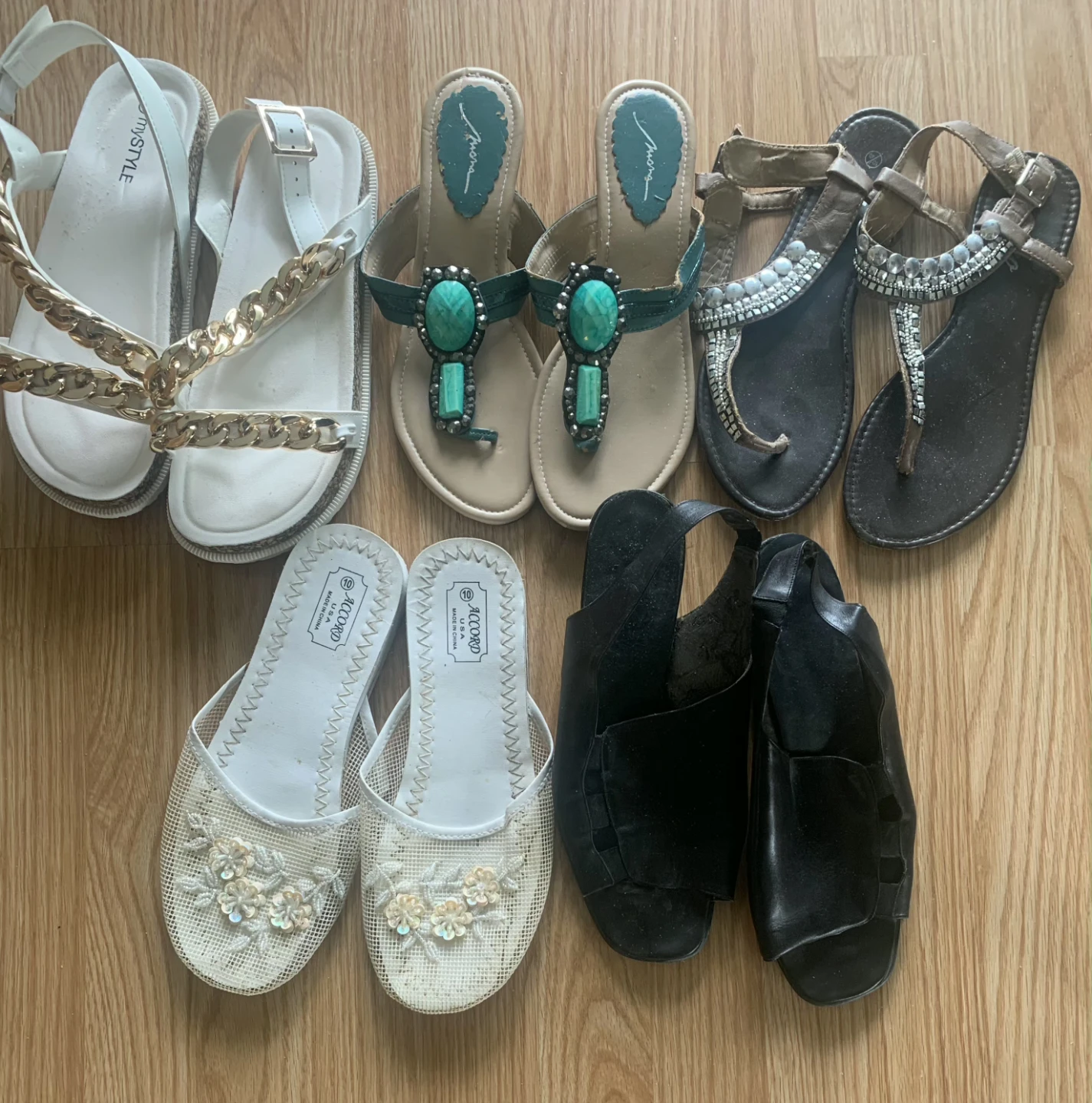 Lot of Women's Sandals and Flats