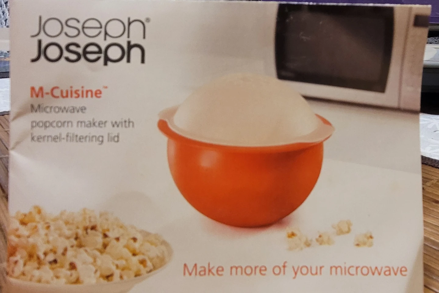 ⚽️ Joseph Joseph M-Cuisine Microwave Popcorn Maker - photo 2