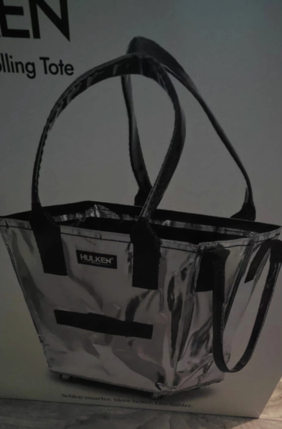 HULKEN The Original Rolling Tote Bag - Medium Silver - photo 2