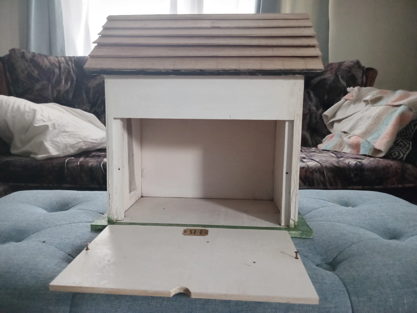 Vintage Dollhouse with Red Doors and Porch - photo 5