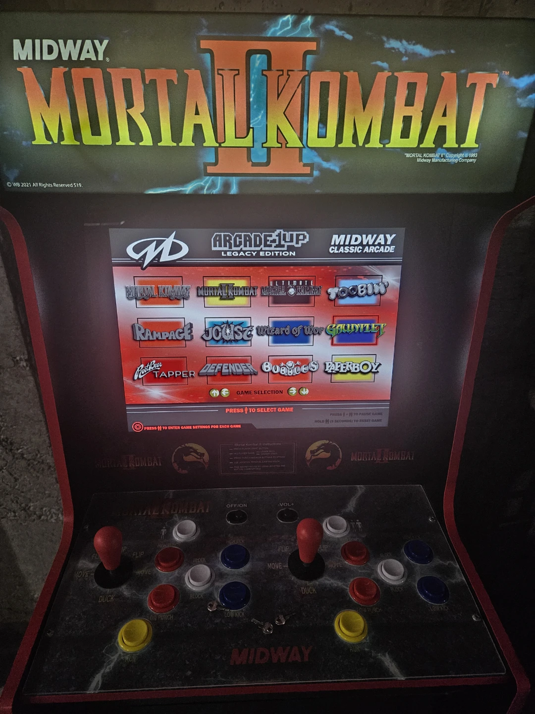 Arcade1Up Mortal Kombat II Legacy Edition Arcade Cabinet - photo 2