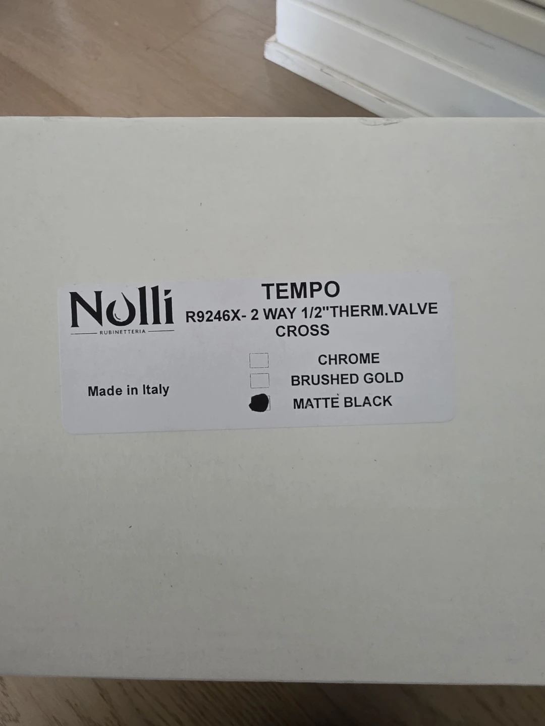 Nolli Tempo Thermostatic Valve Cross R9246X