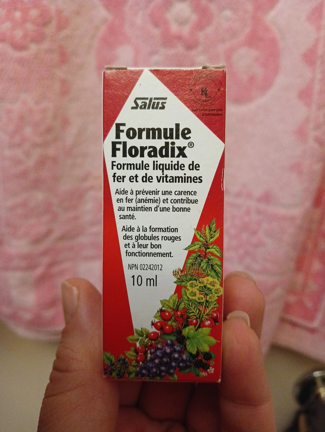 Salus Floradix Liquid Iron and Vitamin Formula 10 ml