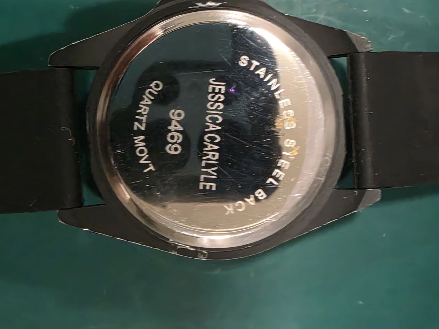 Jessica Carlyle Women's Quartz Watch Silver Dial Black Strap - photo 4