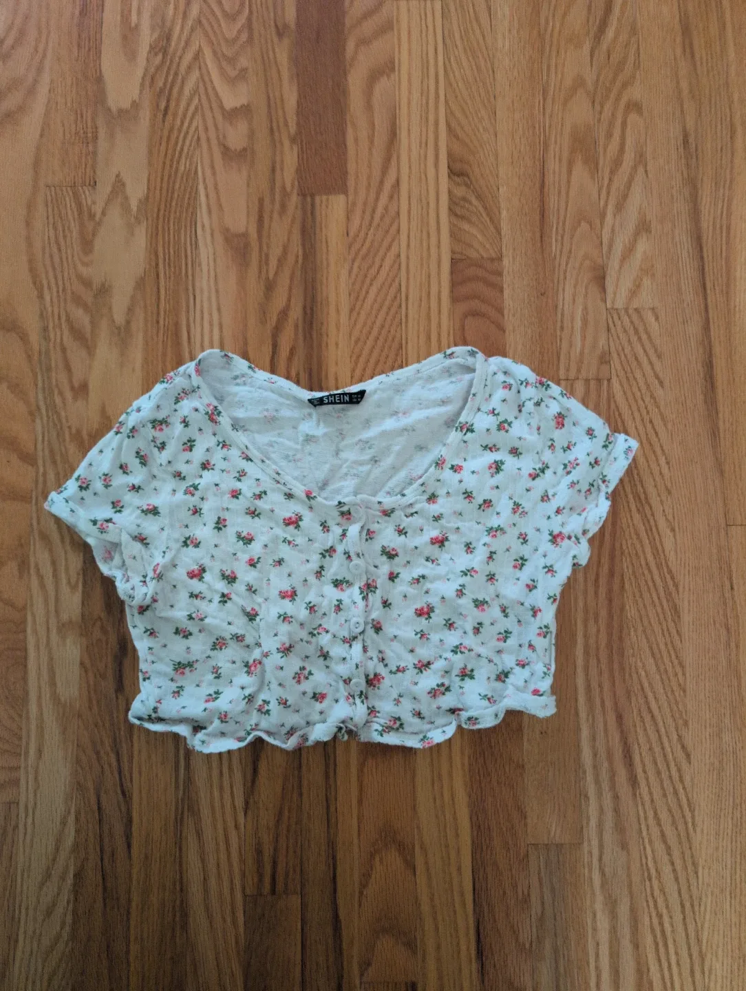 Floral Cropped Top ⚽