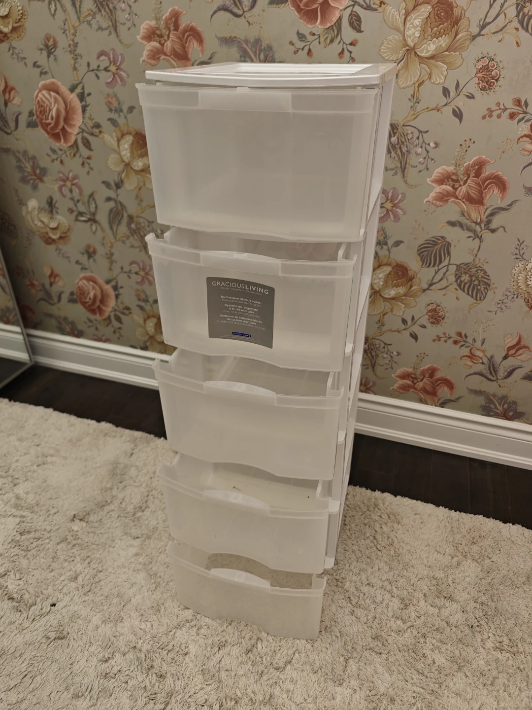 Gracious Living 5-Drawer Storage Unit