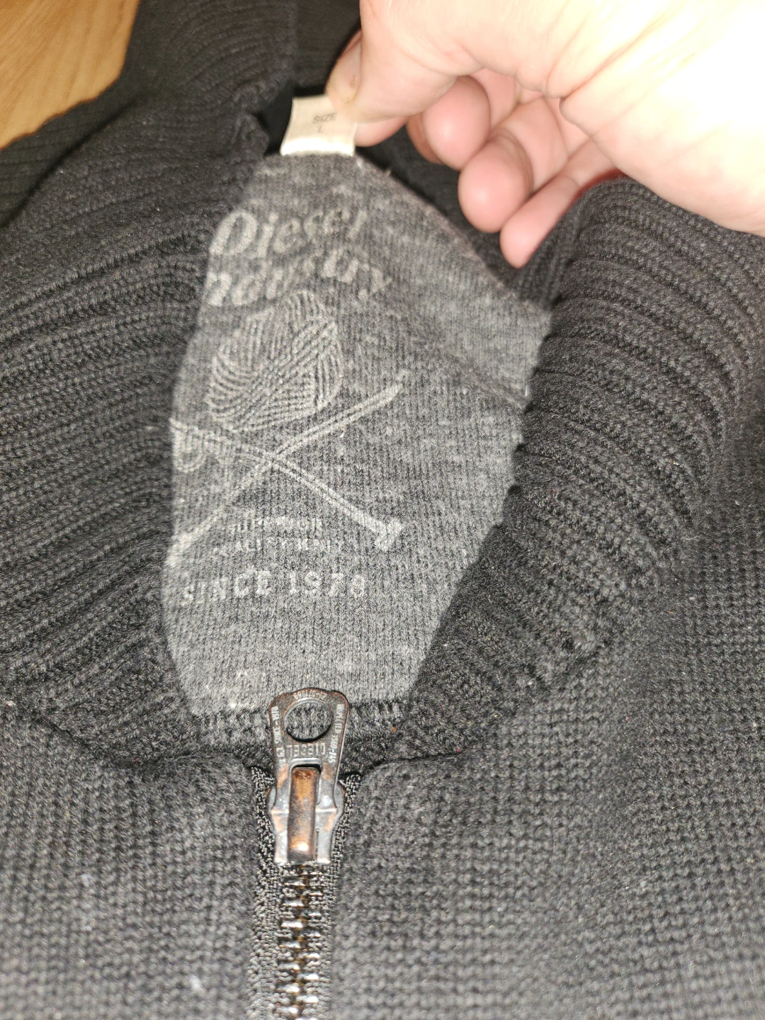 Diesel Industry Knit Zip-Up Sweater - photo 3