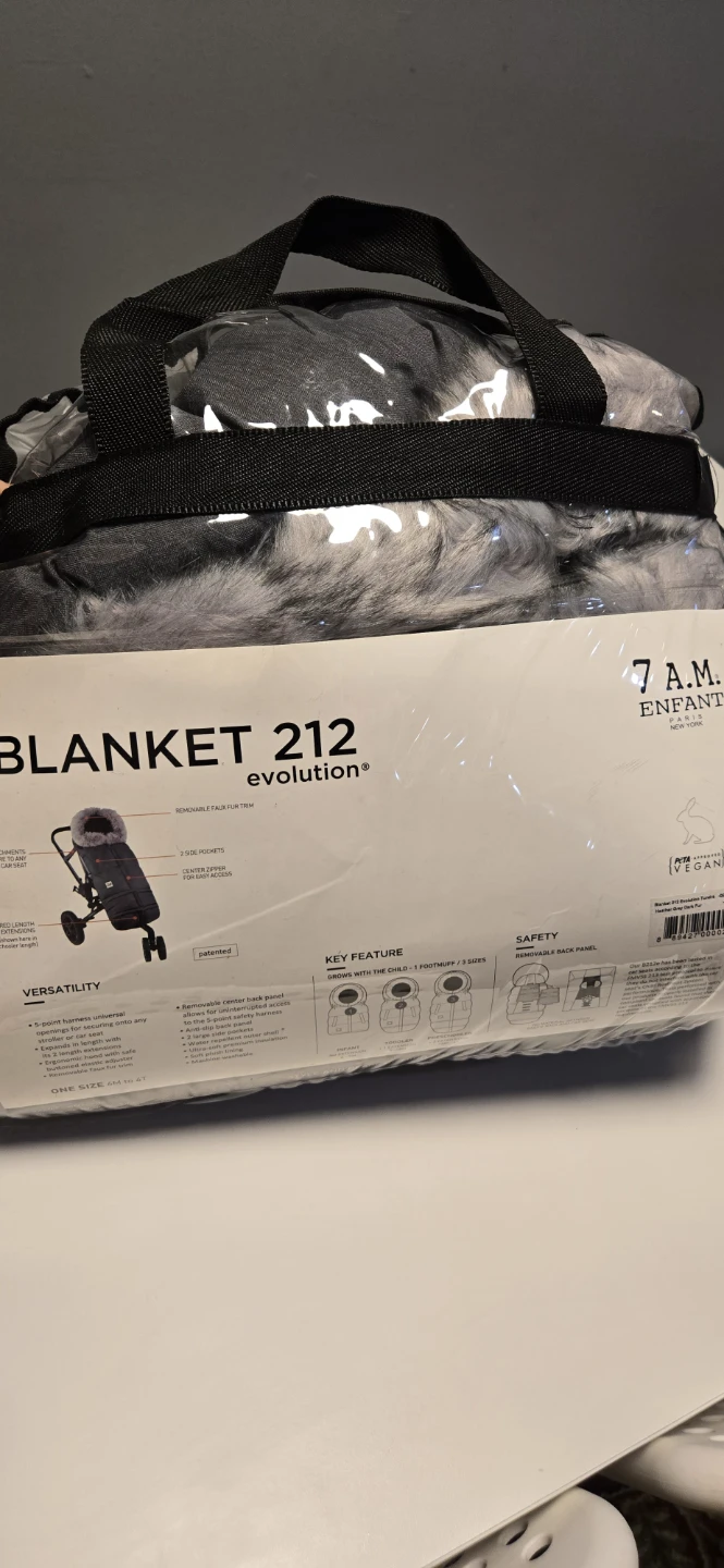 7 A.M. Enfant Blanket 212 Evolution Stroller Footmuff - photo 2
