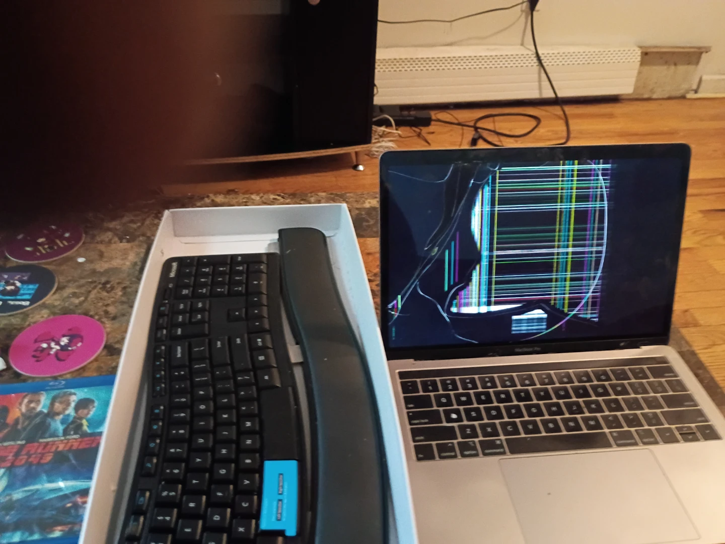 MacBook Pro with External Keyboard