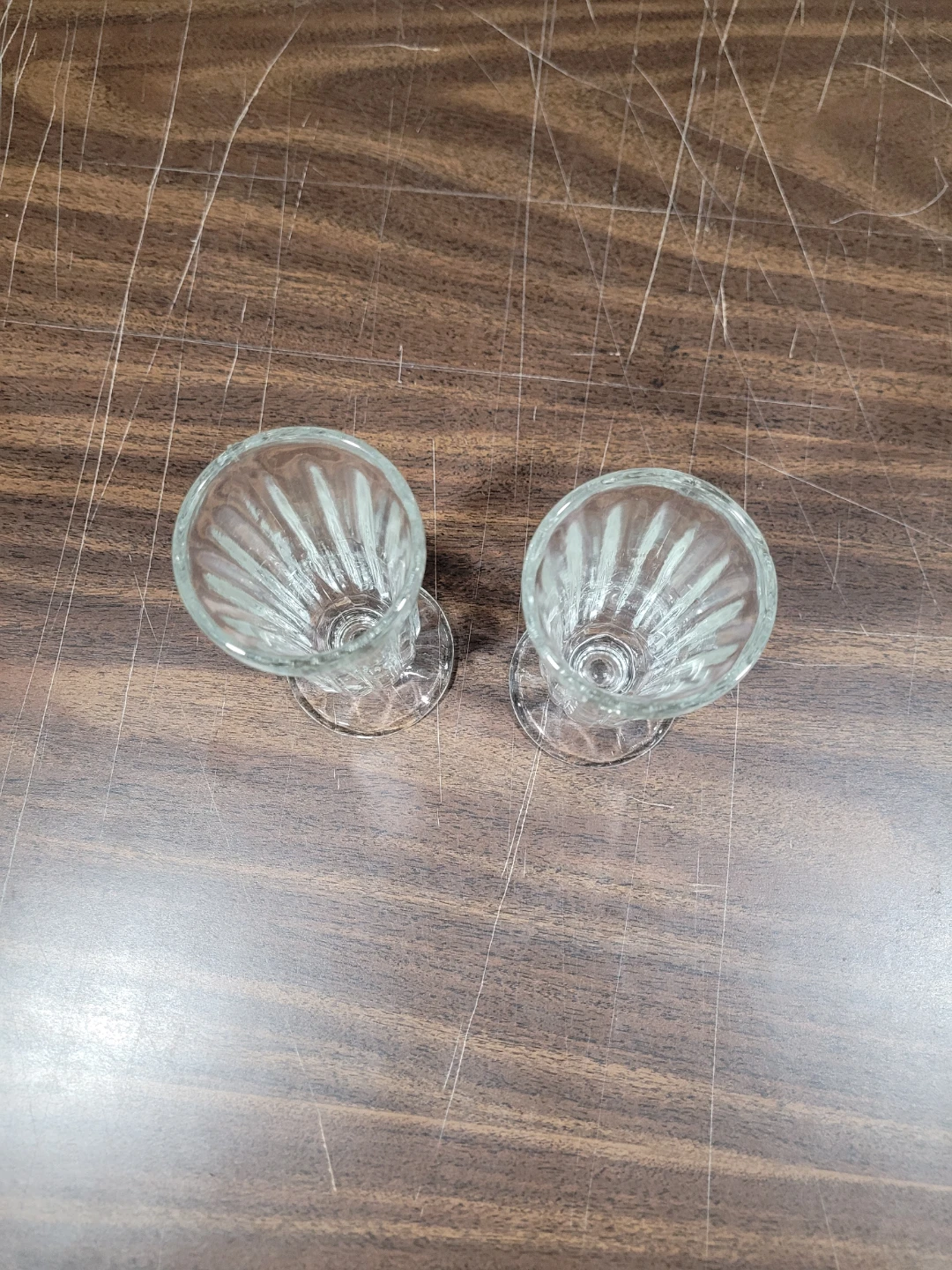 Set of 2 Clear Glass Footed Sundae Dishes - photo 5